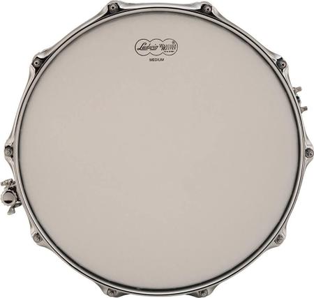 Caixa De Bateria Ludwig Chrome Over Brass 14X5 Imagem de Caixa De Bateria Ludwig Chrome Over Brass 14X5