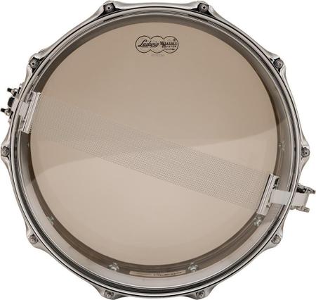 Caixa De Bateria Ludwig Chrome Over Brass 14X5 Imagem de Caixa De Bateria Ludwig Chrome Over Brass 14X5