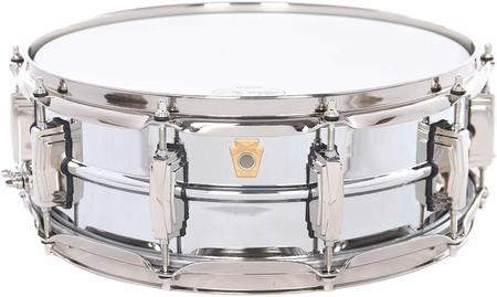 Caixa De Bateria Ludwig De Chrome Over Brass 14X5 Imagem de Caixa De Bateria Ludwig De Chrome Over Brass 14X5