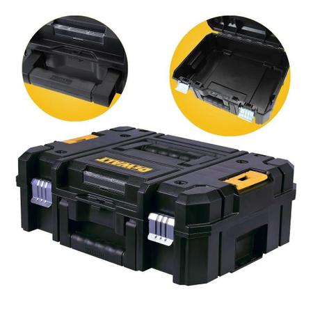 CAIXA DE FERRAMENTAS Nº2 COM FECHO METALICO DWST17807 DEWALT Imagem de CAIXA DE FERRAMENTAS Nº2 COM FECHO METALICO DWST17807 DEWALT