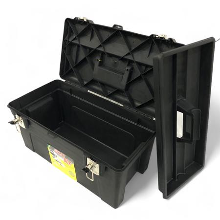 Imagem de Caixa de Ferramentas Organizadora 5 Compartimentos com Fecho de Metal CF38