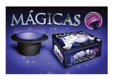 Jogo de Mágicas com 30 Truques Cartola Coelho Cartas Fichas - DaiCommerce