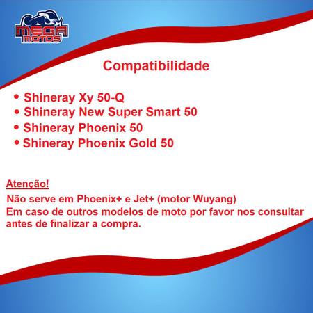 Imagem de Caixa De Marcha Cambio Transmissão Shineray Xy 50-Q New Super Smart 50 Phoenix Gold 50