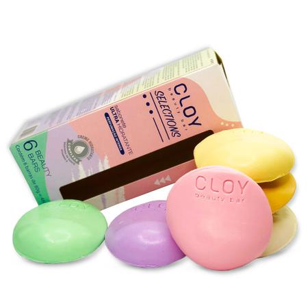 Imagem de Caixa de Sabonetes Cloy Beauty Bar Selections 80g - 6 Unidades