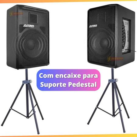 Imagem de Caixa de Som 300w Rms Acustica 15" Passiva Driver Titanio Datrel Profissional