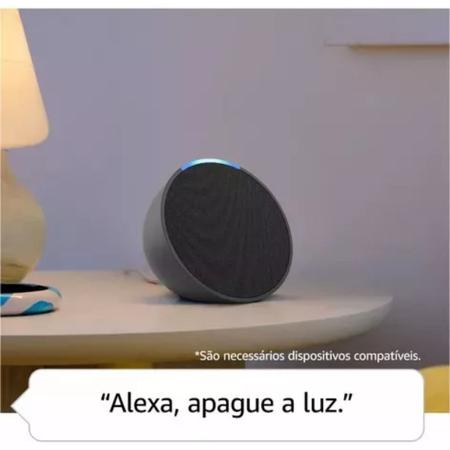 Caixa de Som  Echo Pop Alexa / Bluetooth - Branco - Caixas de Som -  Magazine Luiza