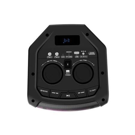 Imagem de Caixa de Som Amplificada com Bluetooth, USB, Micro SD e 2 Woofers 600W Pulse - SP504