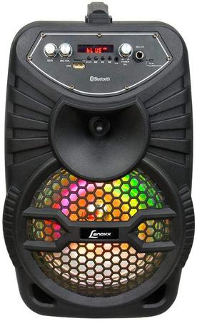 Imagem de Caixa de Som Amplificada Lenoxx Ca100, Rádio Fm, Bluetooth, Usb, Karaokê - Bivolt