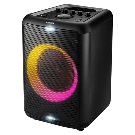 Imagem de Caixa de Som Amplificada Philips Party Speaker TAX3208/78  Entrada AUX, Cartão SD, Bluetooth, 800W RMS, Preto