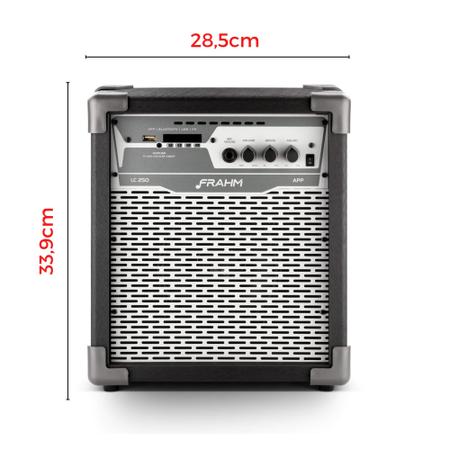 Imagem de Caixa de Som Amplificador 100W RMS Multiuso USB / FM e Auxiliar - RCA, P10 Frahm