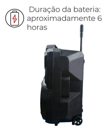 Imagem de Caixa De Som Bluetooth Bomber Papao 600 15 Polegadas 300rms