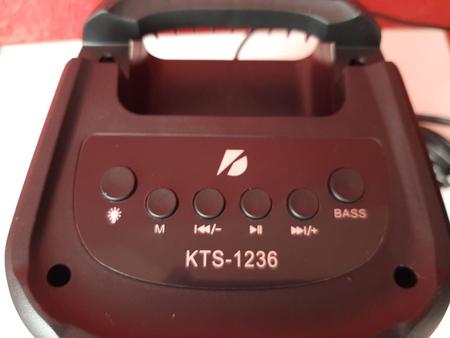 Imagem de Caixa De Som Bluetooth Kts 1236 Super Potente