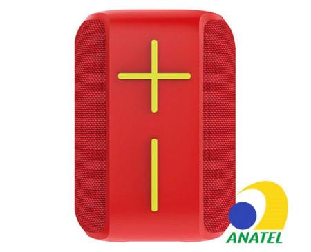 Imagem de Caixa de som Bluetooth Portátil Resistente a água  IPX6 K400 Vermelho Kimaster