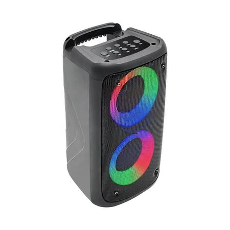 Imagem de Caixa De Som Bluetooth Potente Led RGB Portátil + Microfone