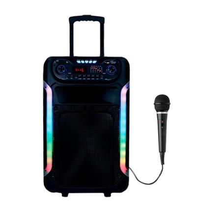 Imagem de Caixa de Som Bluetooth Sumay Sm-Cap37 LED Tws 1200w Com 1 Microfone