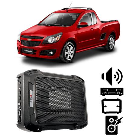 MINIATURA COM SOM DE VERDADE! CHEVROLET MONTANA CAIXINHA BLUETOOTH 