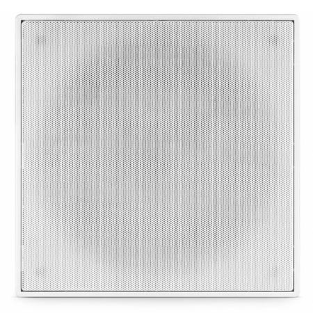 Imagem de Caixa de Som de Embutir 8''  Arandela Coaxial Quadrada 80W 8 Ohms Telar Alumínio Branca Frahm - 31932