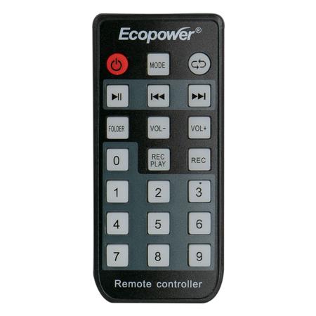Imagem de Caixa de Som Ecopower EP-S705 - USB/SD - - 600W - com Microfone - 2X 8" - Preto