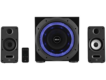 Caixa De Som Amplificada 2.1 Subwoofer ( Pc Gamer) AZUL - Sacks Center