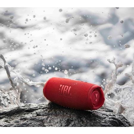 Imagem de Caixa de Som JBL Charge 5, 30W RMS, Bluetooth, USB-C, Resistente à Água, Vermelha - 28913428