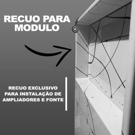 Caixa De Som Para Casa Acustica 3 Vias Vazia Bob Sub 12'' Branca com preto  - Jcar - Caixa de Som Vazia - Magazine Luiza