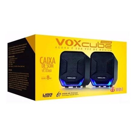 Imagem de Caixa de som pc computador notebook vox cube infokit