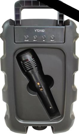 Imagem de Caixa De Som Portatil Amplificada Bluetooth Microfone Usb