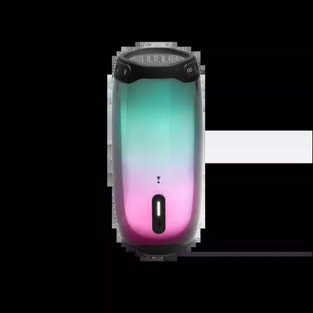 Imagem de Caixa de Som Portátil Bluetooth JBL Pulse 4 À prova d'água 20W RMS Preta Show de Luzes
