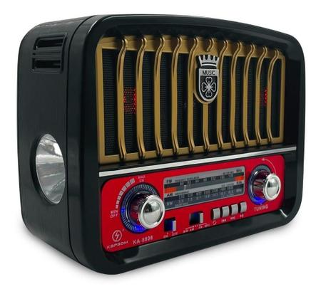 Caixa De Som Portátil Sd/Aux/Usb Kapbom Ka-8808 Imagem de Caixa De Som Portátil Sd/Aux/Usb Kapbom Ka-8808