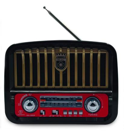 Caixa De Som Portátil Sd/Aux/Usb Kapbom Ka-8808 Imagem de Caixa De Som Portátil Sd/Aux/Usb Kapbom Ka-8808