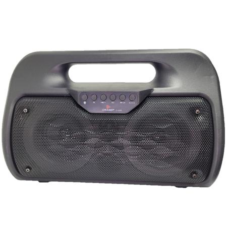 Imagem de Caixa De Som Rádio FM Amplificada Bluetooth Portátil Potente Entradas USB P2 P10 Grasp D-3205