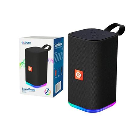 Imagem de Caixa De Som Soundbox Led Rgb Portátil Multimídia Sem fio Bluetooth Fm P2 Usb Micro Sd  Alto-falante  Potente