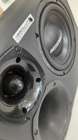 Imagem de Caixa de som Trio Amplificada 300 Watts RMS Completa para Carro