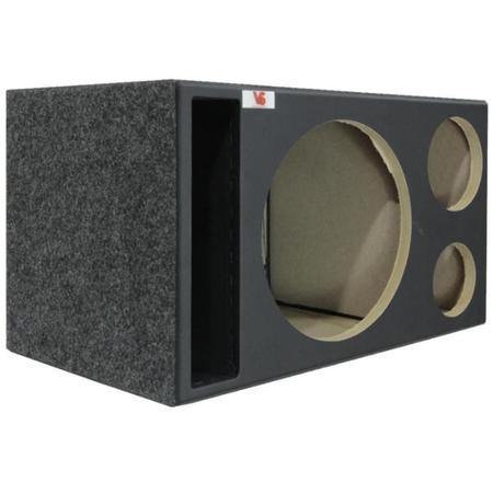 Imagem de Caixa De Som Vazia Trio Duto Régua Para Woofer 12'' + 1 Driver + 1 Tweeter