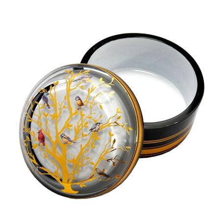 Imagem de Caixa Decorativa em Cristal - 8x12cm - Detalhes de Prestígio: Caixa Decorativa de Luxo - Estilo Moderno em Organização!
