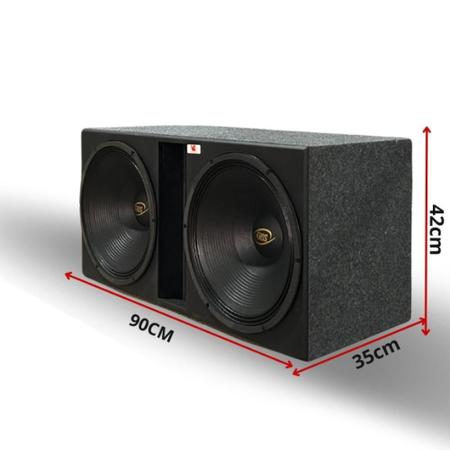 Imagem de Caixa Duto Régua 15'' Woofer Eros E-315 + Módulo Soundigital