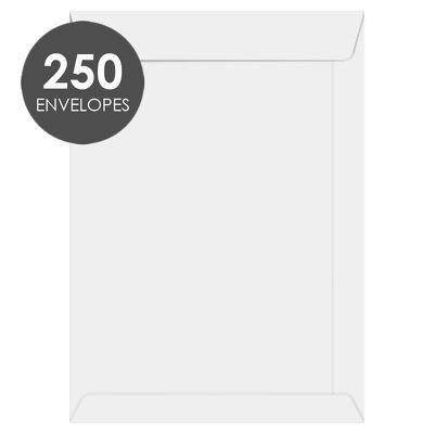 Imagem de Caixa Envelope Saco Branco 176 X 250Mm 250 Envelopes - Foroni