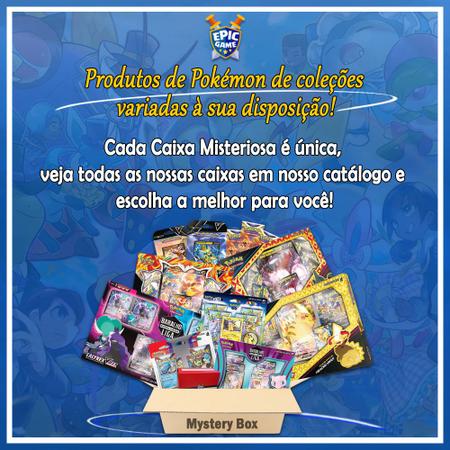 Caixa Épica Misteriosa Surpresa Cartas Pokemon TCG Premium Baralho Blister  e Boosters - Pokémon - Deck de Cartas - Magazine Luiza