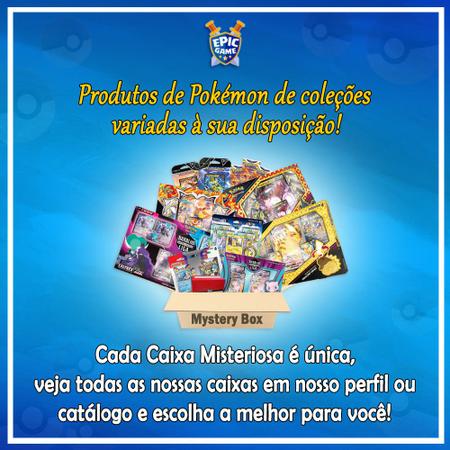 Imagem de Caixa Épica Misteriosa Surpresa Cartas Pokemon TCG Premium Box de Coleção e Blisters