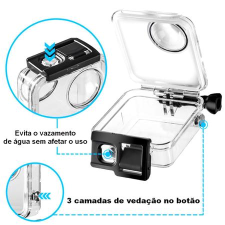 Imagem de Caixa Estanque Case Housing Fechada Touch para GoPro MAX
