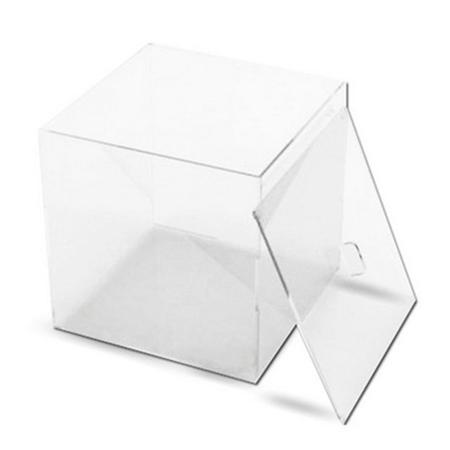 Cubo de Acrílico Tam P - Tam 60 cm de altura x 30 cm comprimento