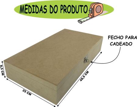 Imagem de Caixa Organizadora De Dinheiro Porta Moedas e Cédulas Mdf