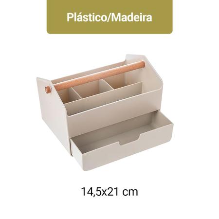 Imagem de Caixa Organizadora Make Up Style c/Gaveta 14,5x21cm - Urban