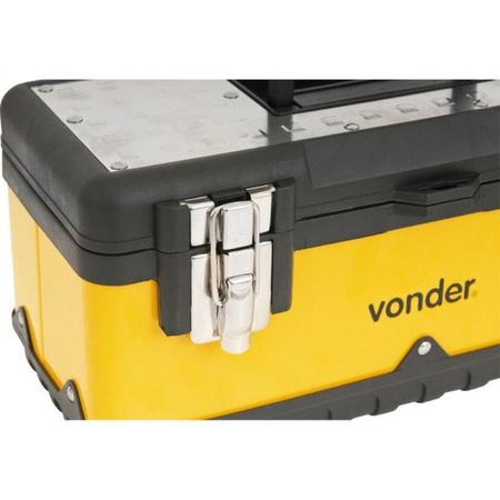 Caixa para Ferramentas Metálica / Plástica CMV 0380 VONDER Imagem de Caixa para Ferramentas Metálica / Plástica CMV 0380 VONDER