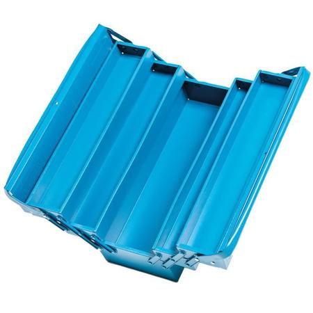 Caixa para Ferramentas Sanfonada 50 CM com 5 Gavetas e Alça TRAMONTINA Imagem de Caixa para Ferramentas Sanfonada 50 CM com 5 Gavetas e Alça TRAMONTINA