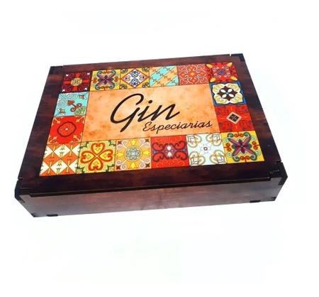 Imagem de Caixa para kit gin tônica e especiarias mdf