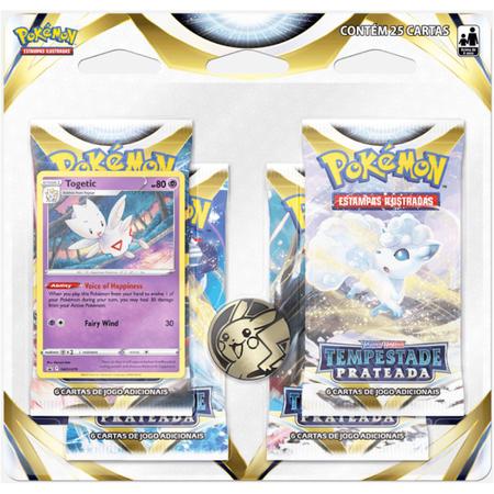 Kit de Cartas Pokémon Blister Quadruplo Tempestade Prateada 4