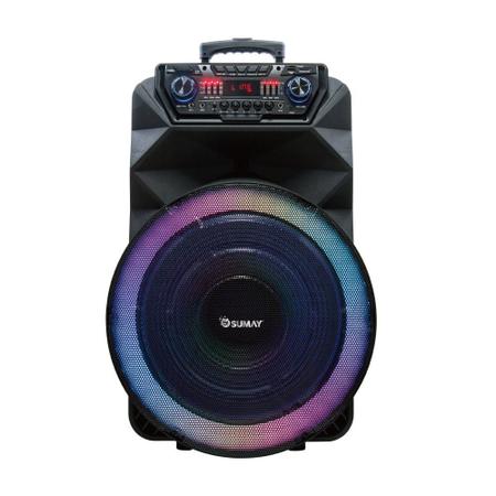 Imagem de Caixa Som Amplificada Bluetooth X Bass Thunder Bolt 1400w Sumay sm-cap42