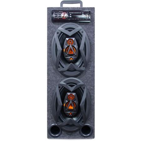 Caixa Bob Ativa 6x9 Jbl C/ Bateria 120 Rms + Bluetooh, Usb - R$ 1.027