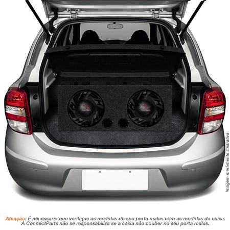 Imagem de Caixa Som Dutada 70L MDF e AGL Carpete + Par Subwoofer Bomber Upgrade 12 Polegadas 700W RMS